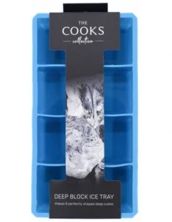 Deep Block 8 Cube Ice Tray Blue