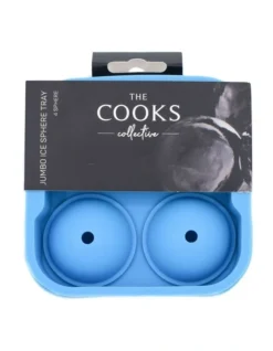 Jumbo 4 Sphere Ice Tray Blue
