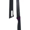 Ti 17cm Bread Knife With Cover Grey/Purple