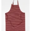 Chef'S Apron Red Stripe