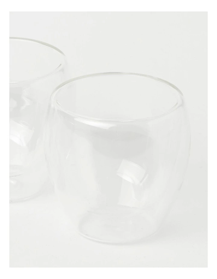 Double Wall Glass Espresso 250ml Set Of 2 - Image 3