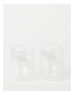 Double Wall Glass 340ml Set Of 2