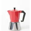 Induction Stainless Base Espresso 9 Cup Red