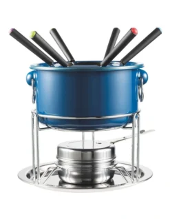 Fondue Set In Navy