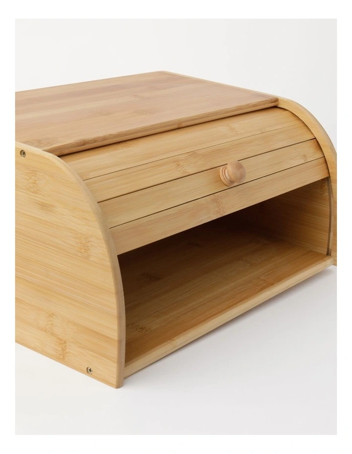 Bamboo 40 X 27 X 17.3cm Bread Bin - Image 2