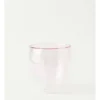 250ML Set Of 2 Double Wall Glass Pink