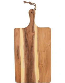 Olive Teak Kitchen Paddle 49x24cm