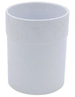 Olive Utensil Holder In White