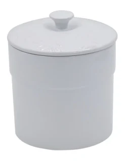 Canister 15cm In White