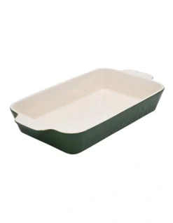 Olive Rectangle Baker In Heritage Green