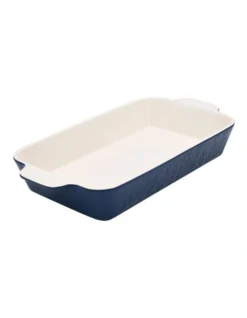 Olive Rectangle Baker In Midnight Blue