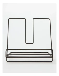 Metal Recipe Holder In Black