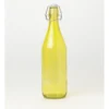 Coloured Glass Bottle 1L In Yellow