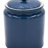 Olive Cookie Jar In Navy