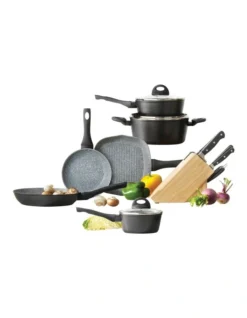 15 Piece Kitchen Bundle In Black