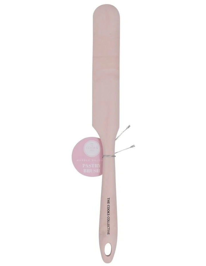 Marble Silicone Long Spatula In Pink