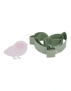 Chicken Cookie Cutters Set Of 3 In Green