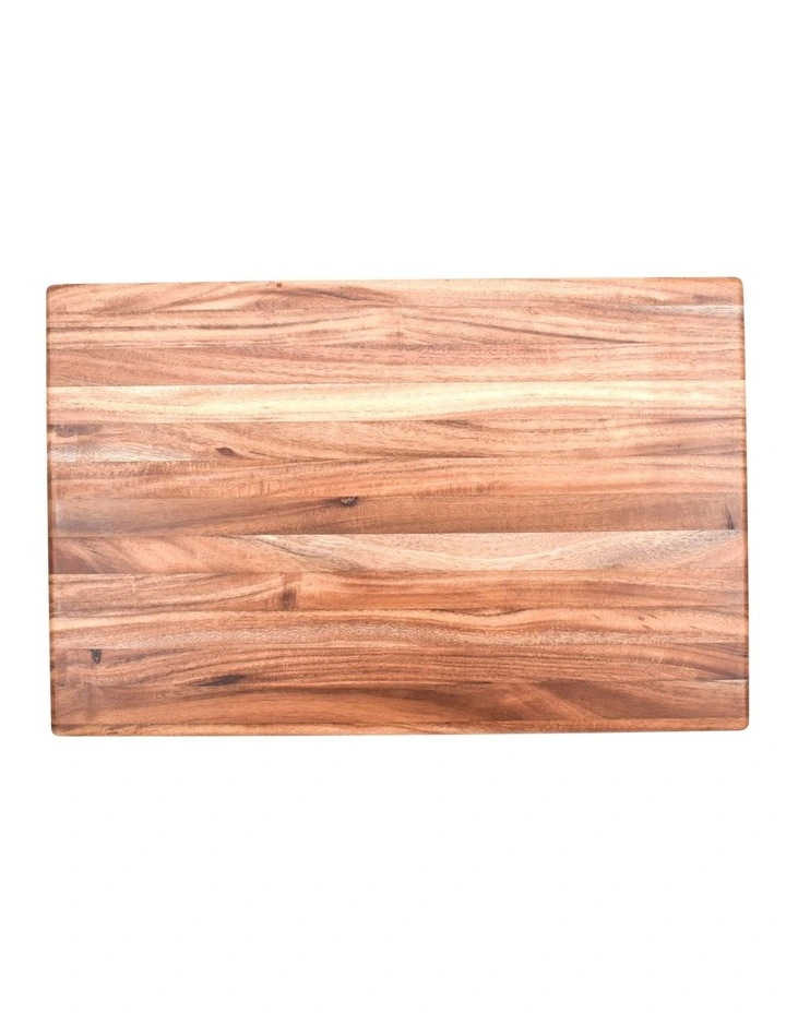 Rectangle Cutting Board Acacia 40x26x4cm In Brown - Image 2
